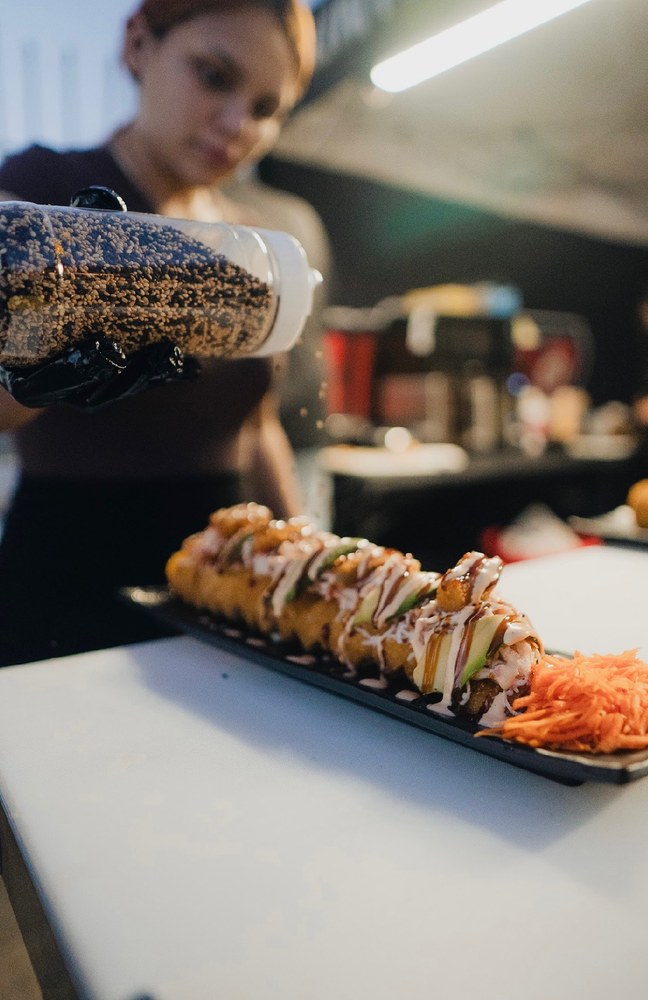 Bistro Sushi - guarnicion de ajonjoli